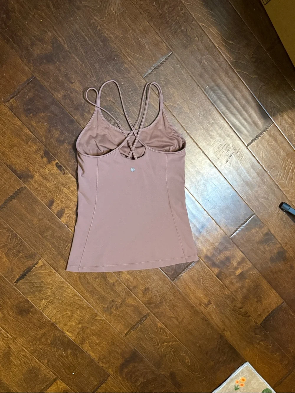 Lululemon Dusty Rose with bra tank